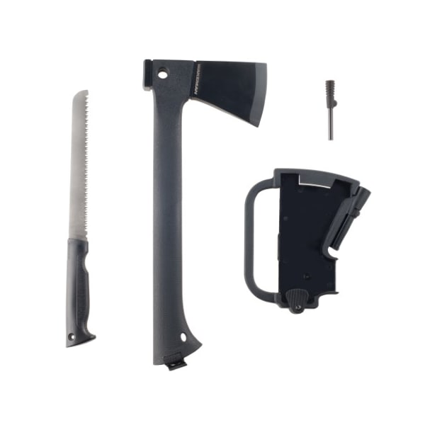 Leisure Sports Camping Hand Axe and Accessories Combo, Lightweight Hatchet, Serrated Wood Saw, Fire Starter Tool 608484HDK - main